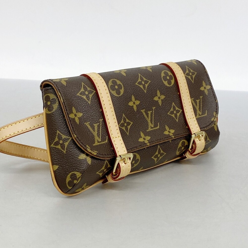 LOUIS VUITTON Authentic Brown Monogram Pochette Fanny Pack - Picture 2 of 10